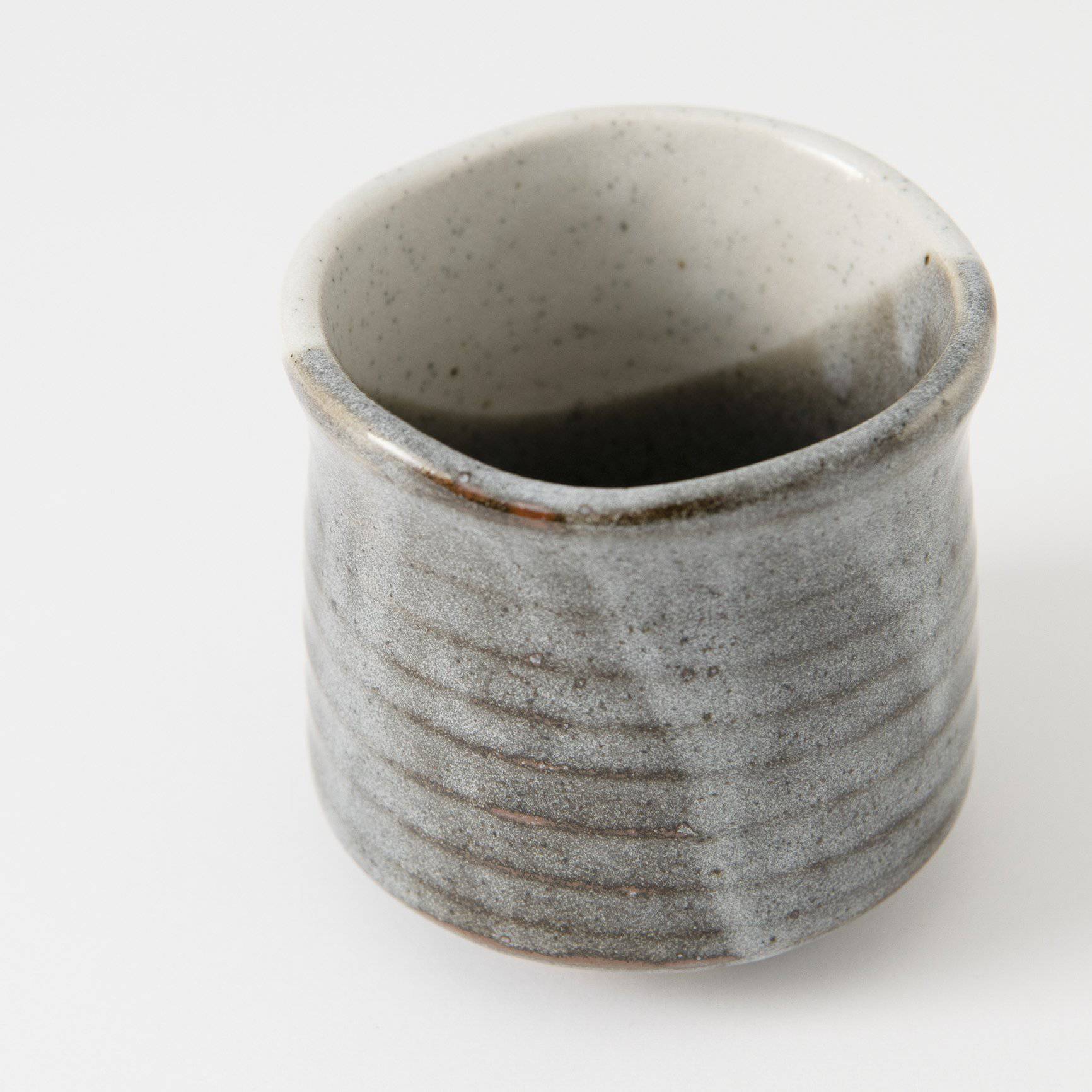 Twin Sparrows Kutani Yunomi Japanese Teacup - B - MUSUBI KILN - Quality Japanese Tableware and Gift