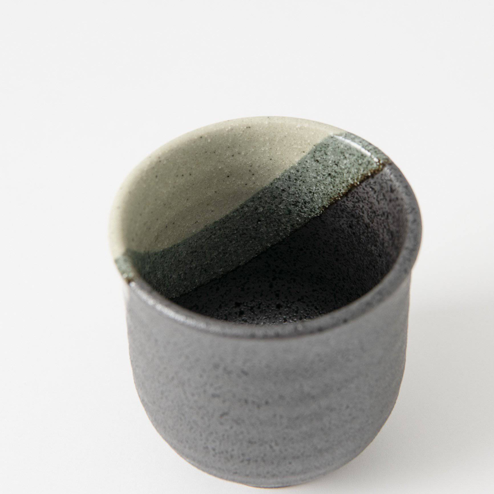 Twin Sparrows Kutani Yunomi Japanese Teacup Pair - MUSUBI KILN - Quality Japanese Tableware and Gift