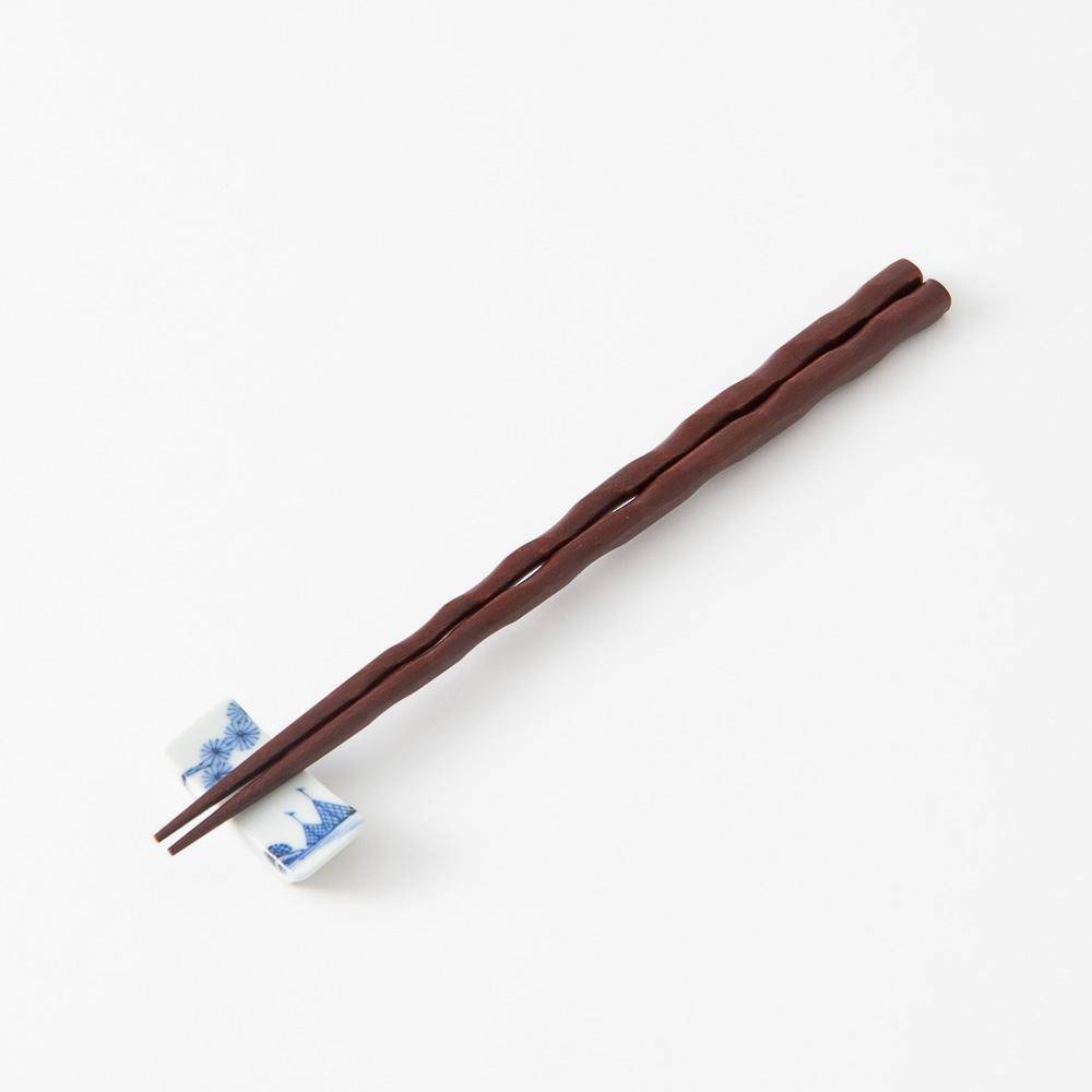 Twisted Yamanaka Lacquerware Chopsticks 23 cm (9.0 in) - MUSUBI KILN - Quality Japanese Tableware and Gift