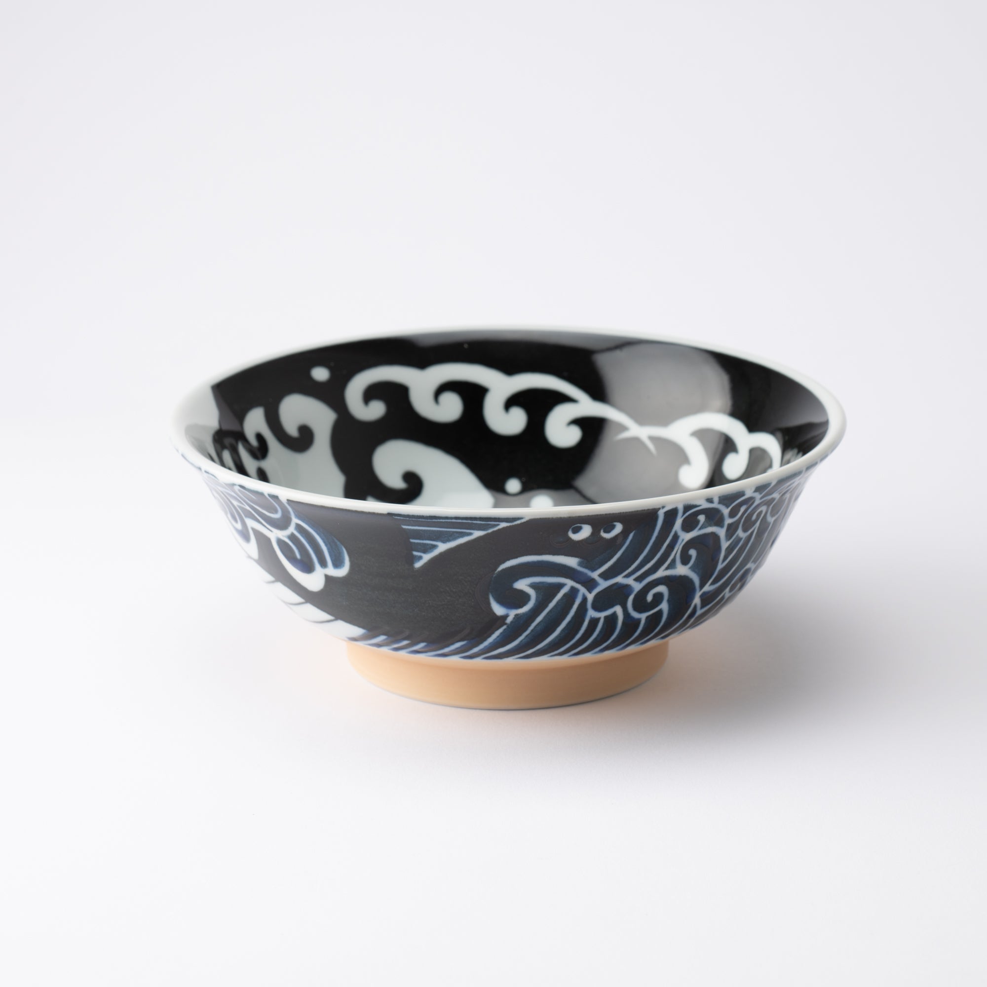 Whale Mino Ware Ramen Bowl M - MUSUBI KILN - Quality Japanese Tableware and Gift