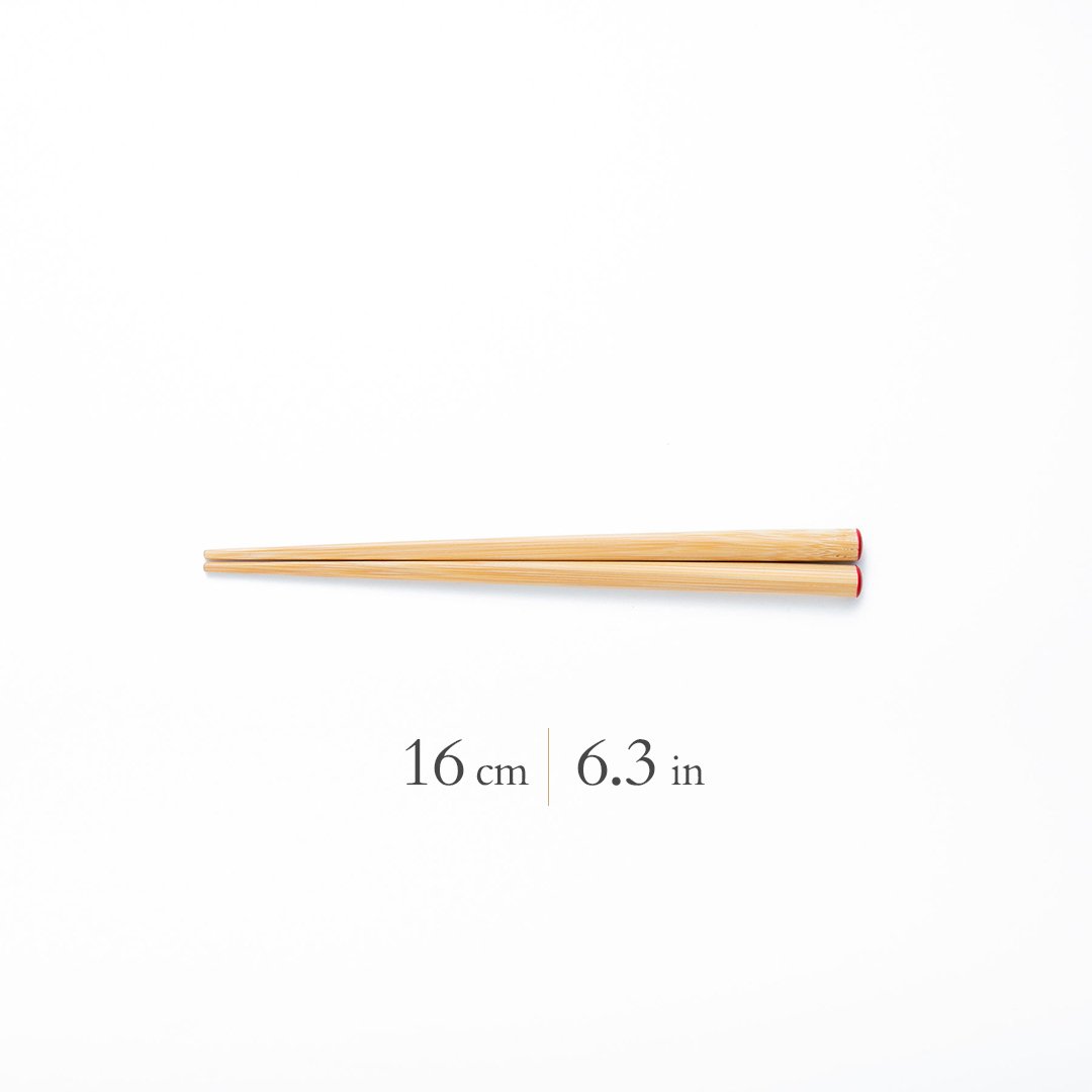 Yamachiku Okaeri Clear Lacquered Bamboo Reusable Chopsticks 16 cm (6.3 in) - 23 cm (9 in) - MUSUBI KILN - Quality Japanese Tableware and Gift