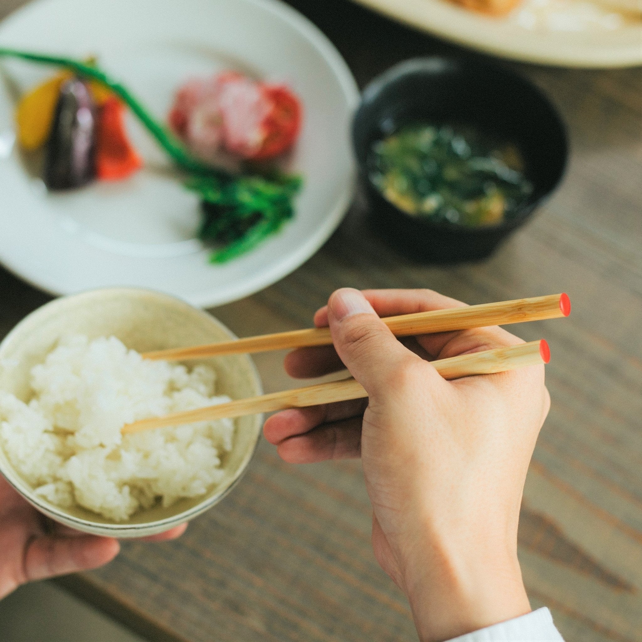 Yamachiku Okaeri Clear Lacquered Bamboo Reusable Chopsticks 16 cm (6.3 in) - 23 cm (9 in) - MUSUBI KILN - Quality Japanese Tableware and Gift