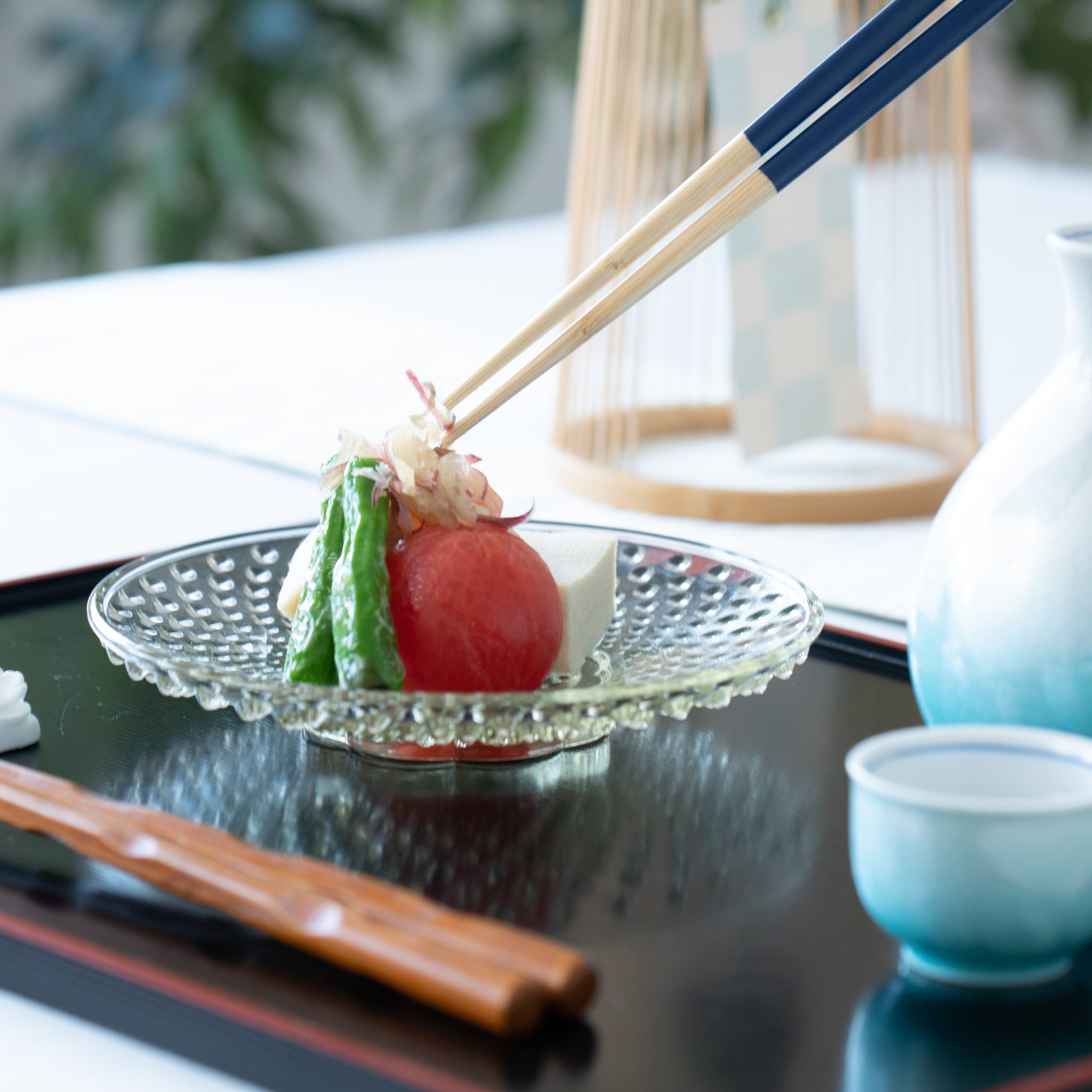Yamachiku Triangle Bamboo Serving Chopsticks 33 cm (13 in) - MUSUBI KILN - Quality Japanese Tableware and Gift