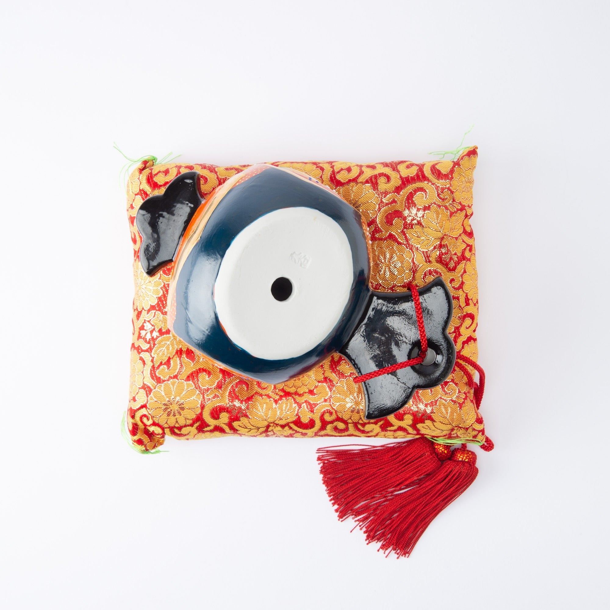 Yoneda Tokodo Kutani Mallet of Luck with Ebisu and Daikokuten - MUSUBI KILN - Quality Japanese Tableware and Gift
