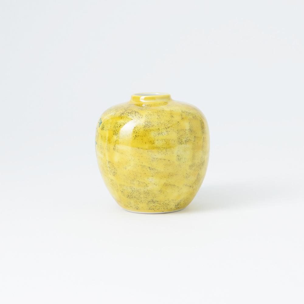 Yoshidaya Flower and Bird Kutani Japanese Flower Vase - MUSUBI KILN - Quality Japanese Tableware and Gift
