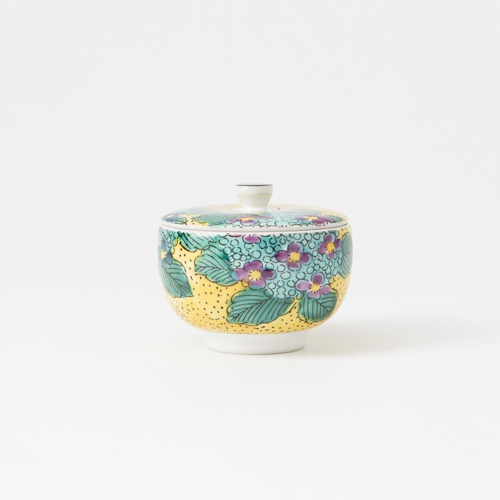 Yoshidaya Hydrangea Kutani Japanese Teapot Set - MUSUBI KILN - Quality Japanese Tableware and Gift