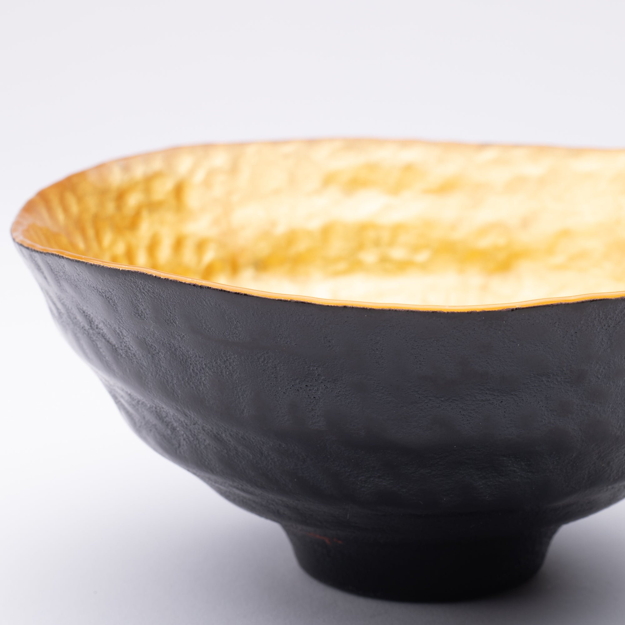 Yoshita Kasho Glass Gold Matcha Bowl Chawan - MUSUBI KILN - Quality Japanese Tableware and Gift
