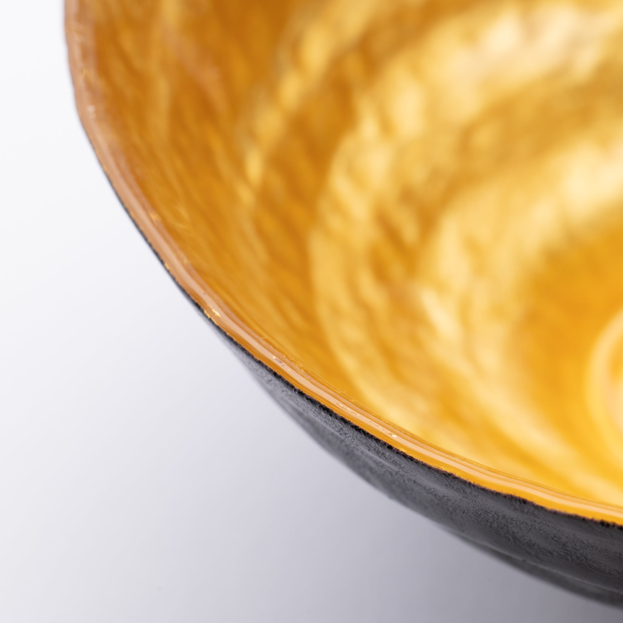 Yoshita Kasho Glass Gold Matcha Bowl Chawan - MUSUBI KILN - Quality Japanese Tableware and Gift