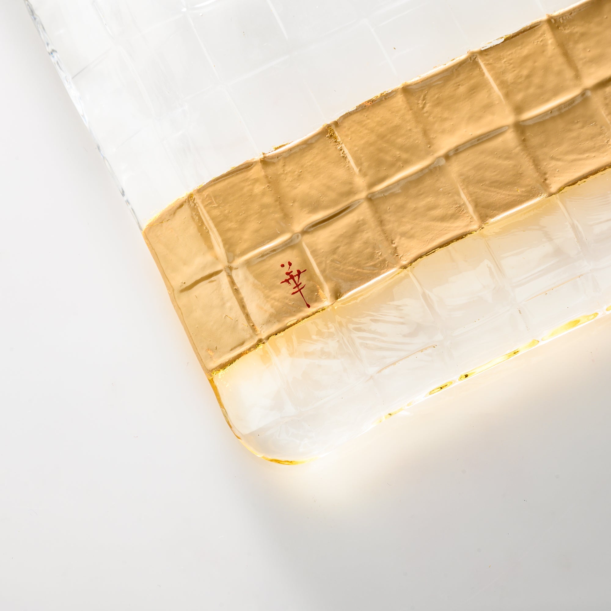 Yoshita Kasho Six Gourds Maki - e Glass Rectangle Plate - MUSUBI KILN - Quality Japanese Tableware and Gift