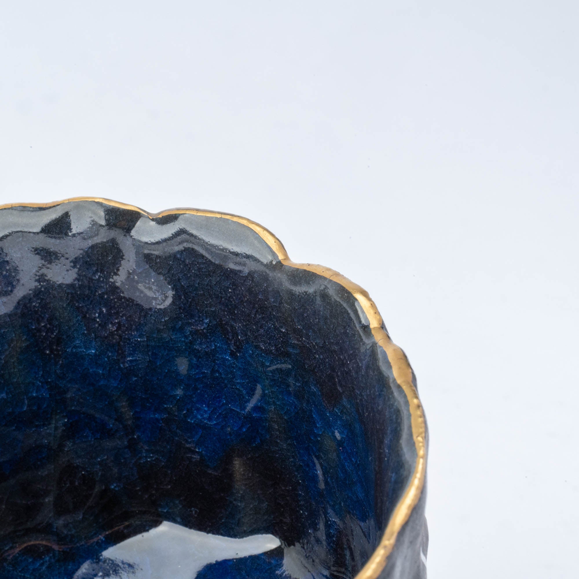 Moonlit Bloom and Bird Matcha Bowl
