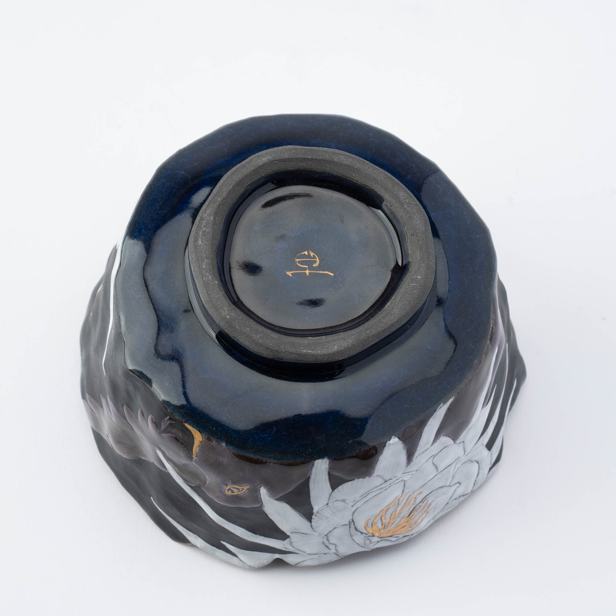 Moonlit Bloom and Bird Matcha Bowl