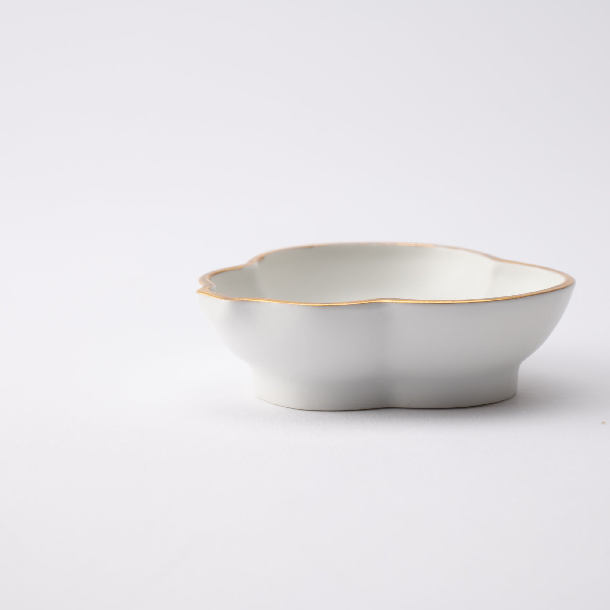 Zuiho Kiln Gourd Sauce Plate - MUSUBI KILN - Quality Japanese Tableware and Gift
