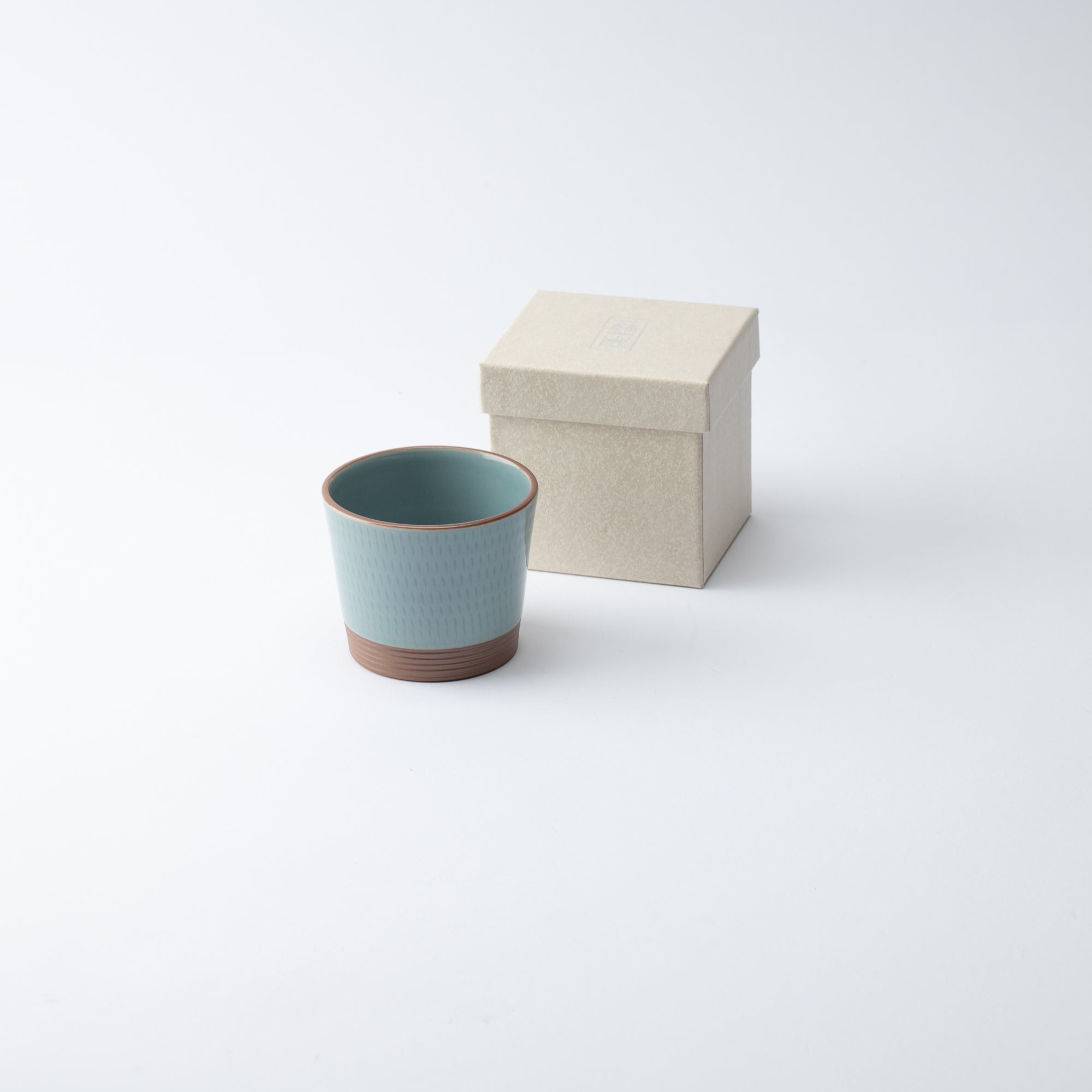 Türkis Farbige japanische Teetasse