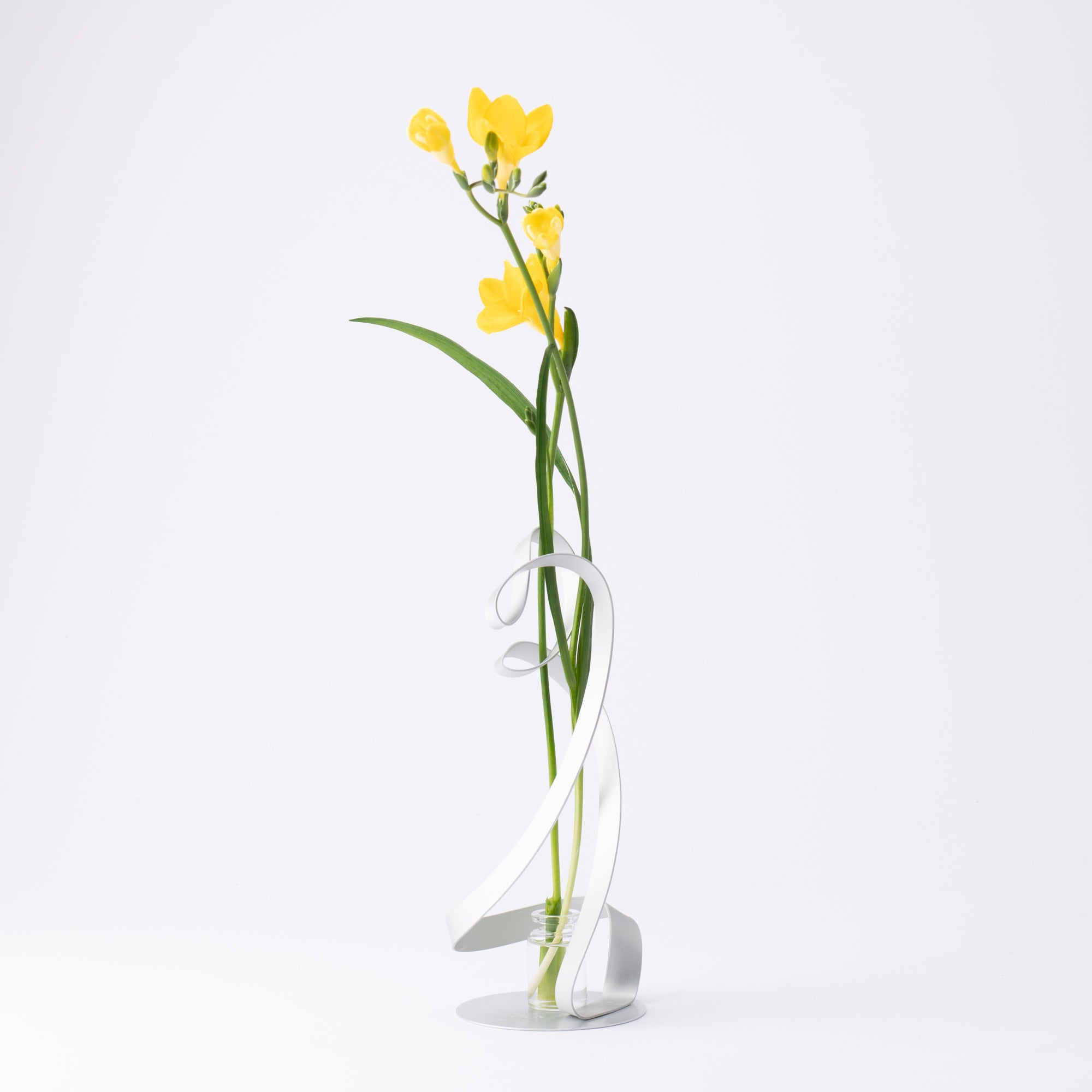 ALART at-1 Twist Flower Base, Vase, Single Wheel Insert, Small Size
