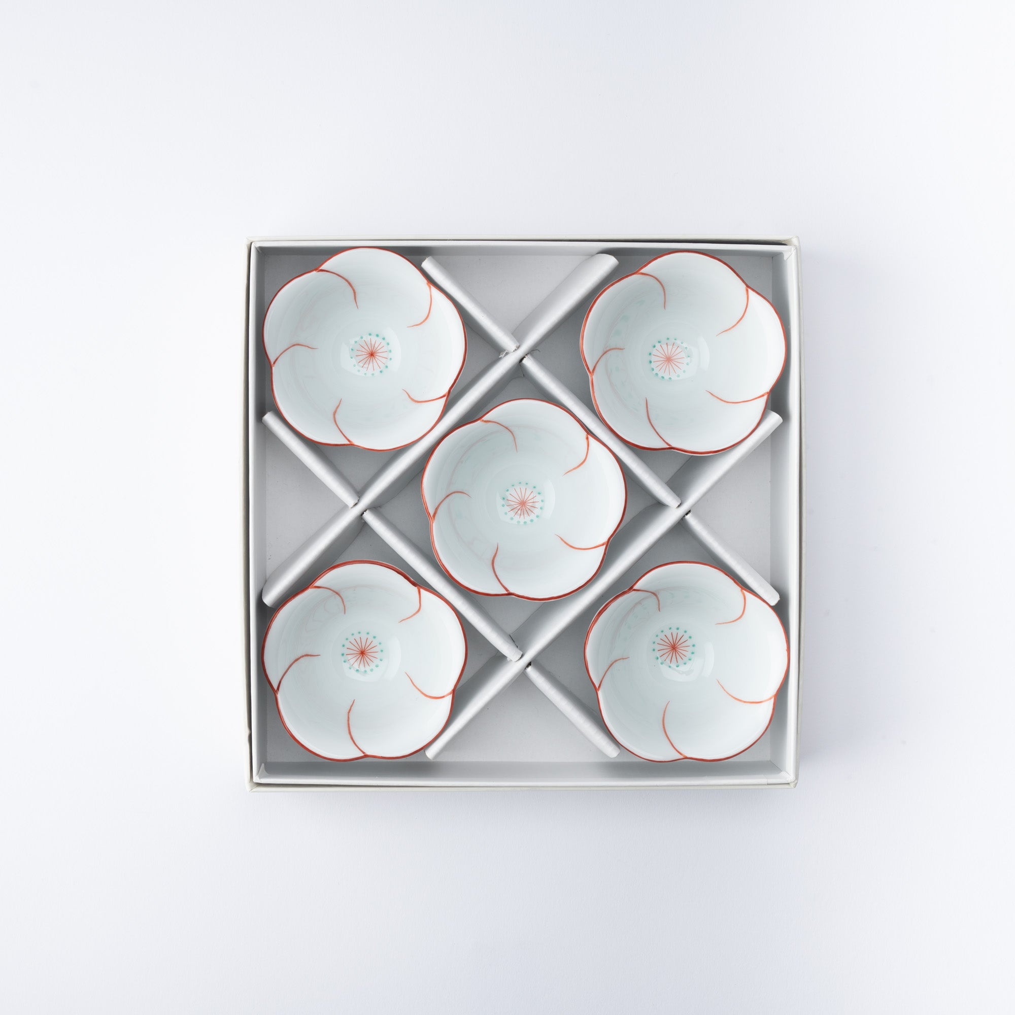 Yazaemon Plum-Shaped Kobachi Small Bowl Set