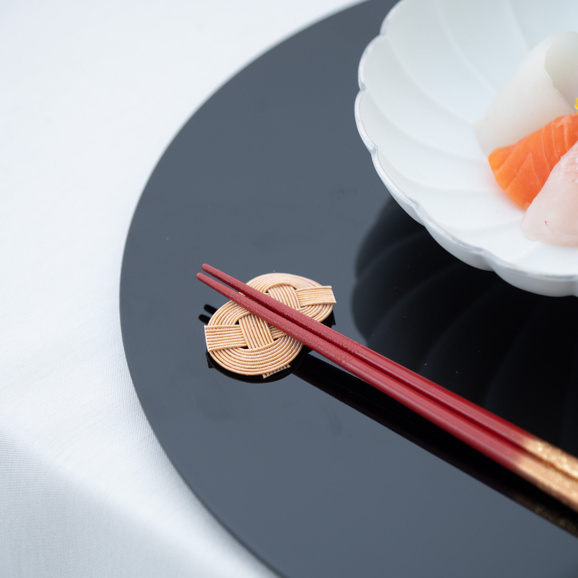 Tsuda Mizuhiki "knot" Awaji Knot Kaga Mizuhiki Chopstick Rest