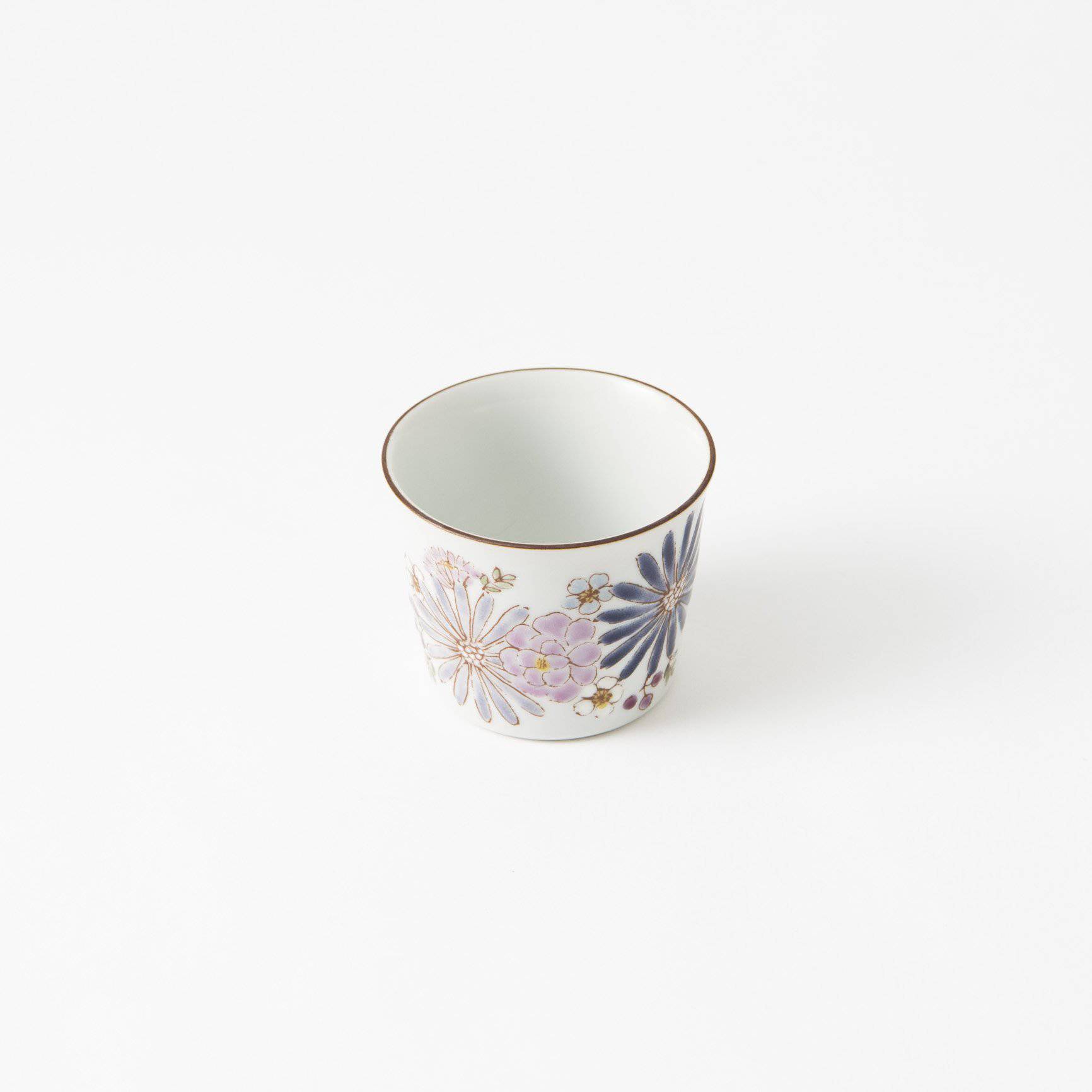 Atelier Yu Brilliant Flower Kutani Japanese Teacup - MUSUBI KILN - Quality Japanese Tableware and Gift