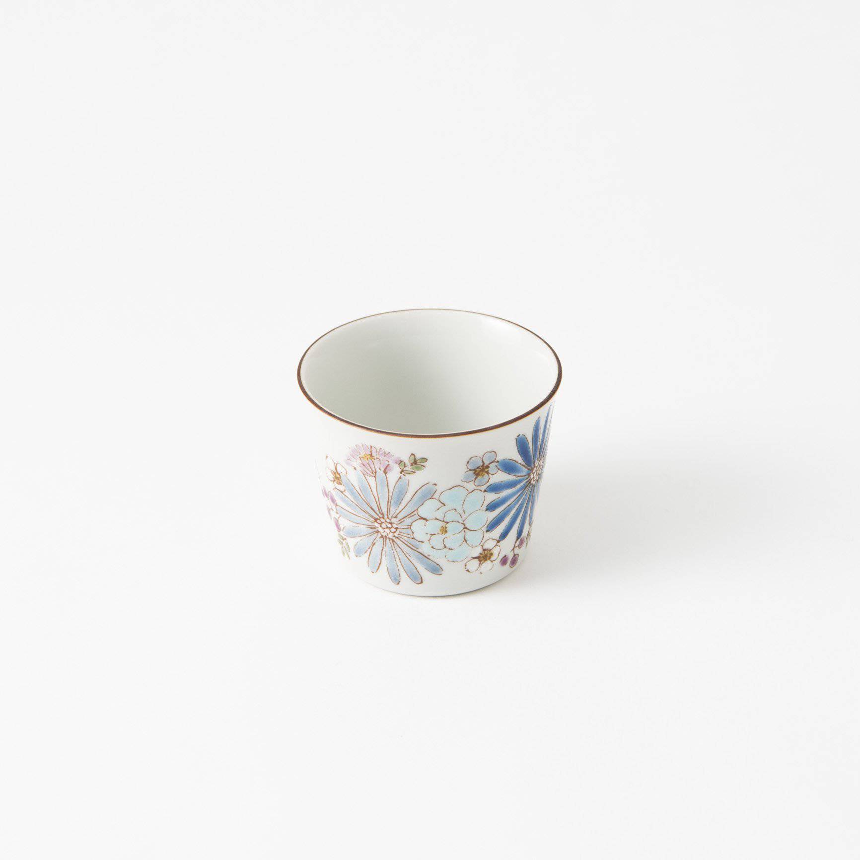 Atelier Yu Brilliant Flower Kutani Japanese Teacup - MUSUBI KILN - Quality Japanese Tableware and Gift