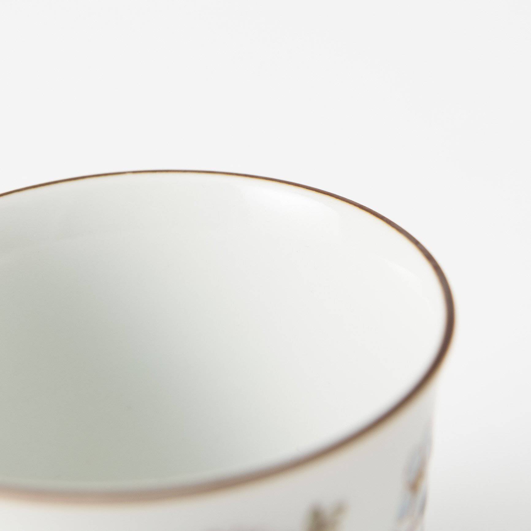 Atelier Yu Brilliant Flower Kutani Japanese Teacup - MUSUBI KILN - Quality Japanese Tableware and Gift