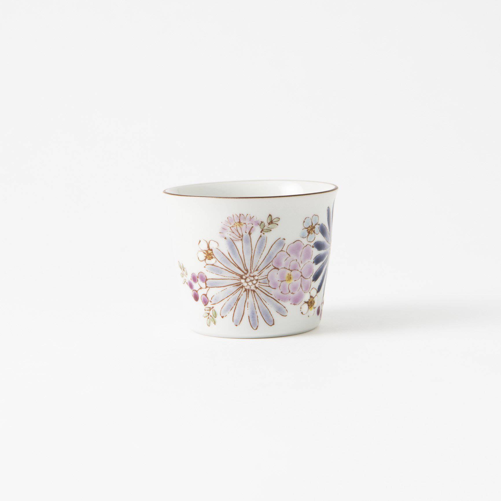 Atelier Yu Brilliant Flower Kutani Japanese Teacup - MUSUBI KILN - Quality Japanese Tableware and Gift