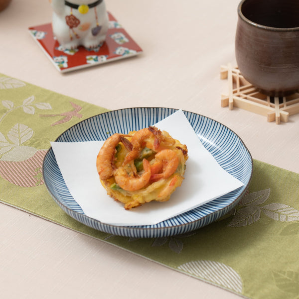 Fukuhou Kiln Tokusa Hasami Plate 5.6in - MUSUBI KILN - Handmade Japanese Tableware and Japanese Dinnerware