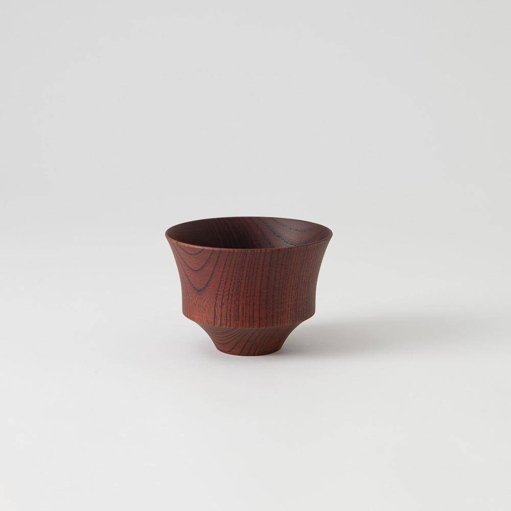 Wooden cup, yunomi cup, Yamanaka lacquerware, Gato Mikio