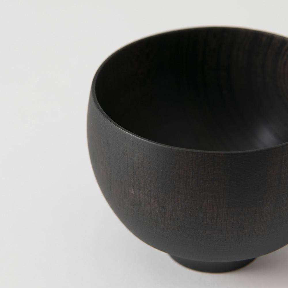 Gatomikio TSUMUGI MARIGATA Yamanaka Lacquer Miso Soup Bowl - MUSUBI KILN - Handmade Japanese Tableware and Japanese Dinnerware