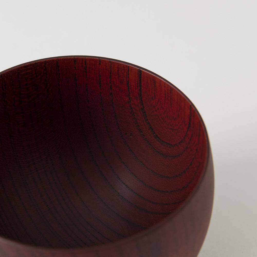Gatomikio TSUMUGI MARIGATA Yamanaka Lacquer Miso Soup Bowl - MUSUBI KILN - Handmade Japanese Tableware and Japanese Dinnerware
