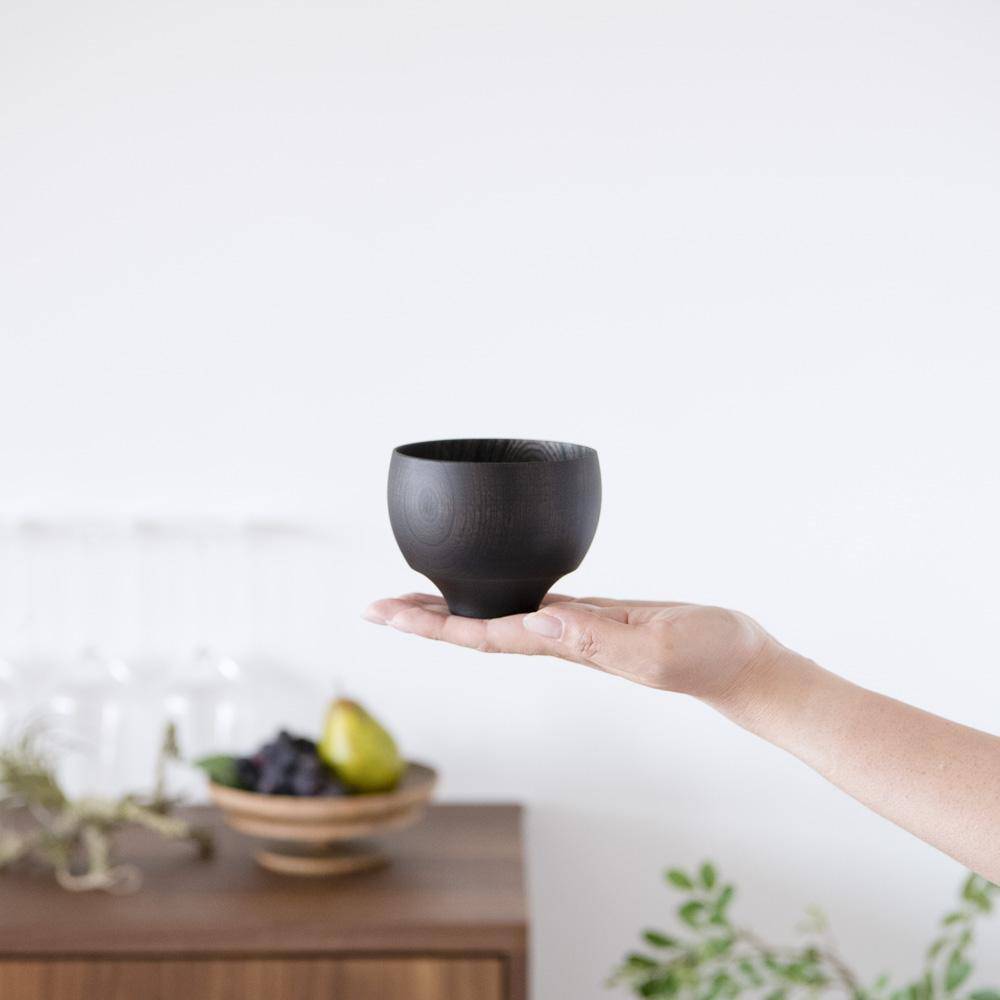 Gatomikio TSUMUGI MARIGATA Yamanaka Lacquer Miso Soup Bowl - MUSUBI KILN - Handmade Japanese Tableware and Japanese Dinnerware