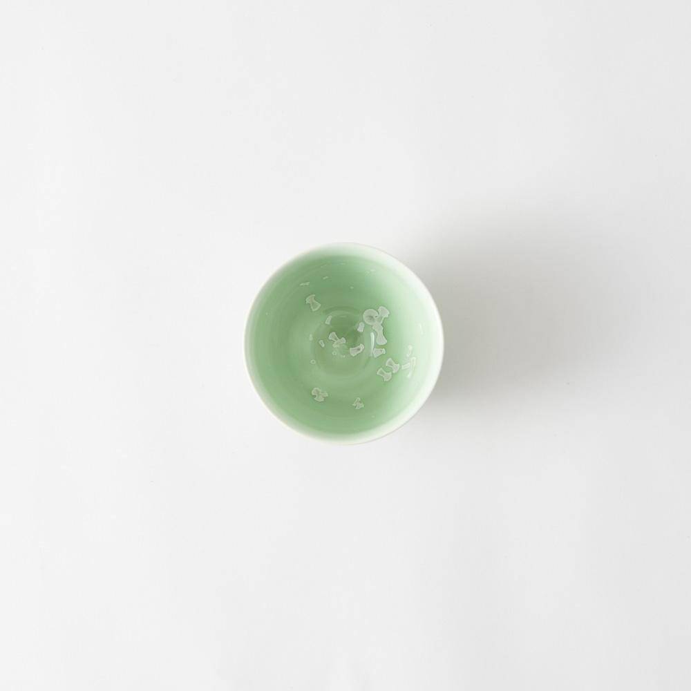 Hibino Crystalline Glaze Mino Ware Japanese Teacup - MUSUBI KILN - Quality Japanese Tableware and Gift