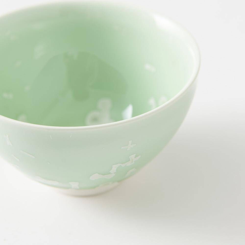 Hibino Crystalline Glaze Mino Ware Japanese Teacup - MUSUBI KILN - Quality Japanese Tableware and Gift