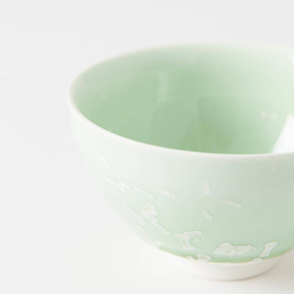 Hibino Crystalline Glaze Mino Ware Japanese Teacup - MUSUBI KILN - Quality Japanese Tableware and Gift