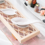 Hiracle Sakura Petals Kutani Ramen Spoon with Spoon Rest - MUSUBI KILN - Handmade Japanese Tableware and Japanese Dinnerware