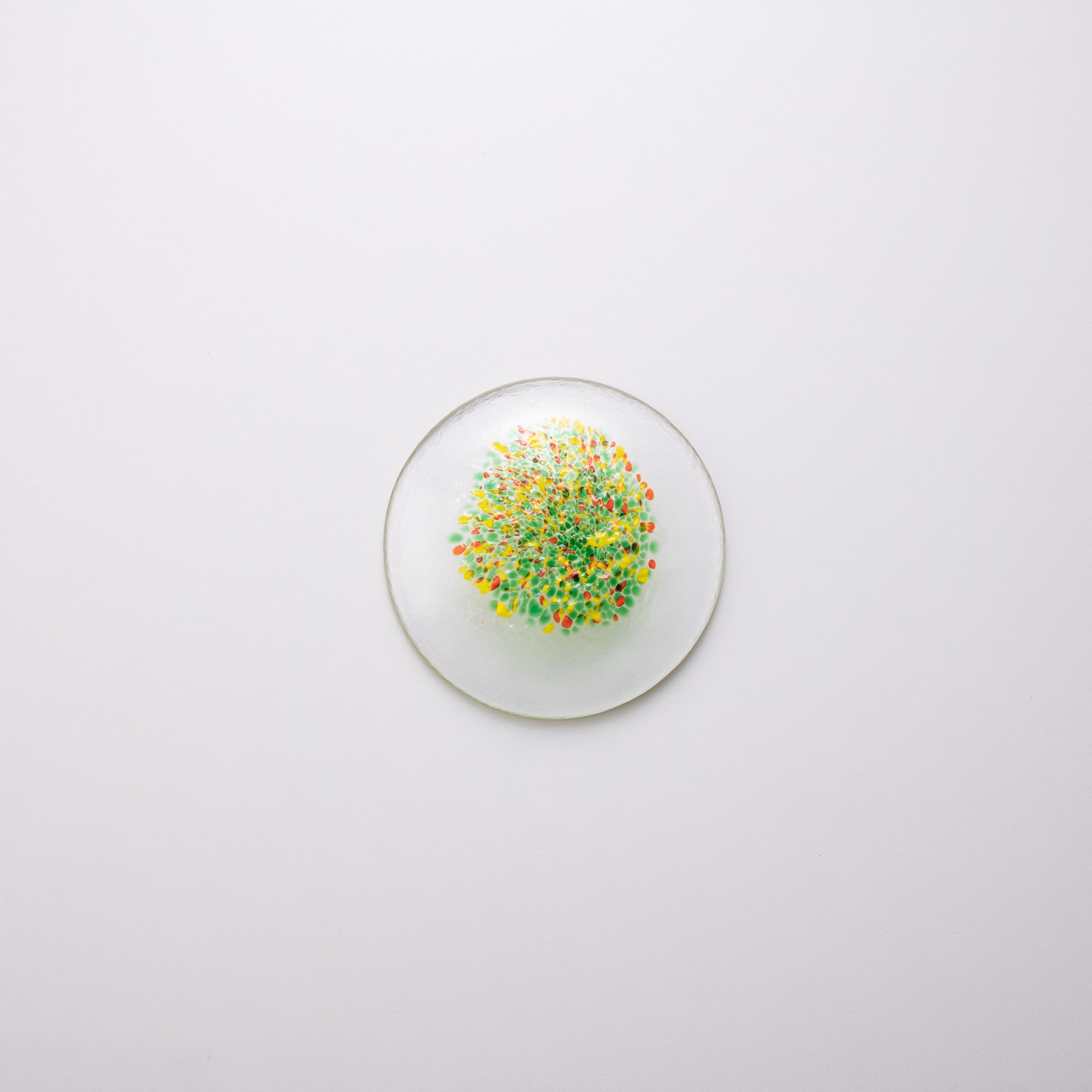 Hirota Four Seasons Color Edo Glass Sauce Plate - MUSUBI KILN - Quality Japanese Tableware and Gift