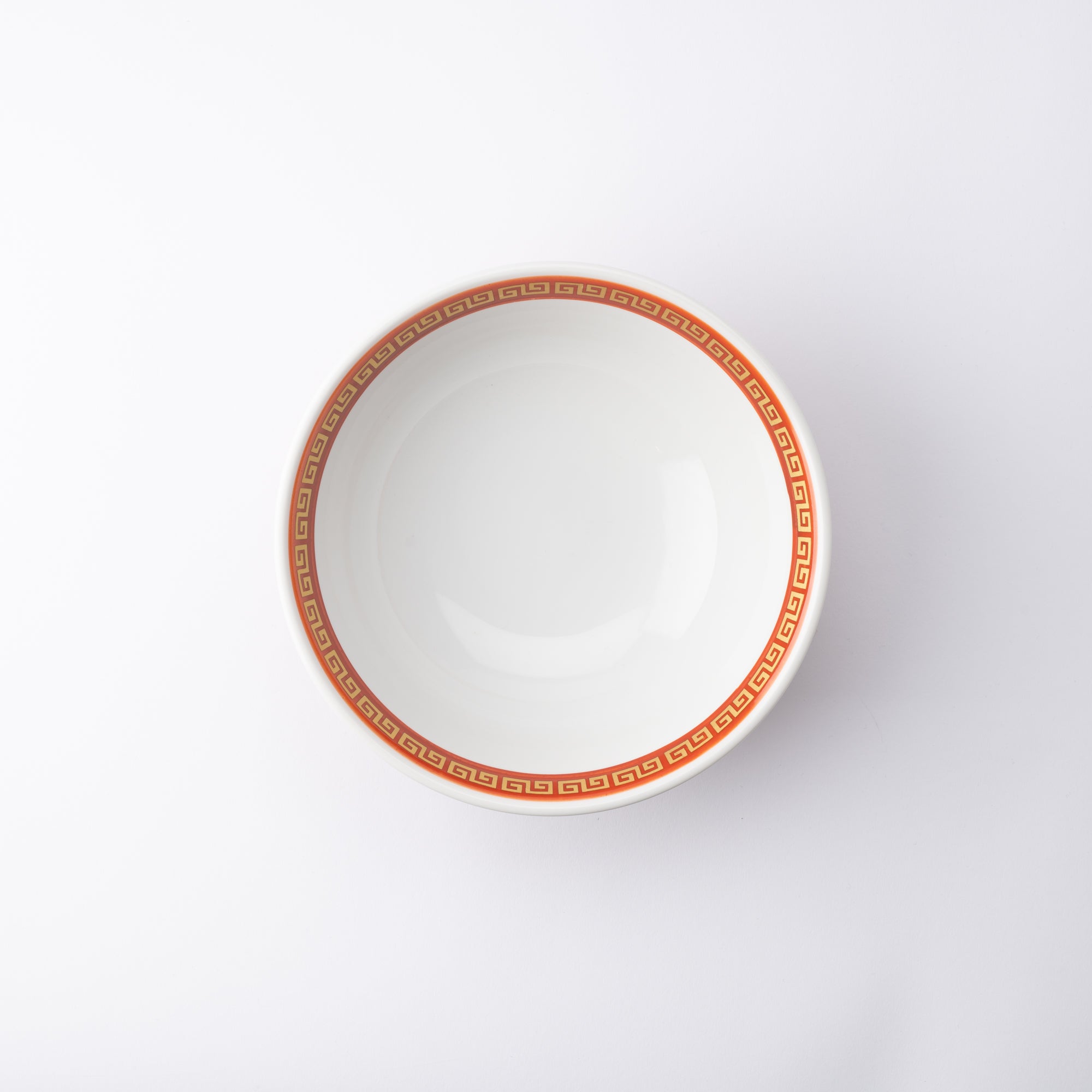 Red Brush Gold Mino Ware Ramen Bowl M - MUSUBI KILN - Handmade Japanese Tableware and Japanese Dinnerware