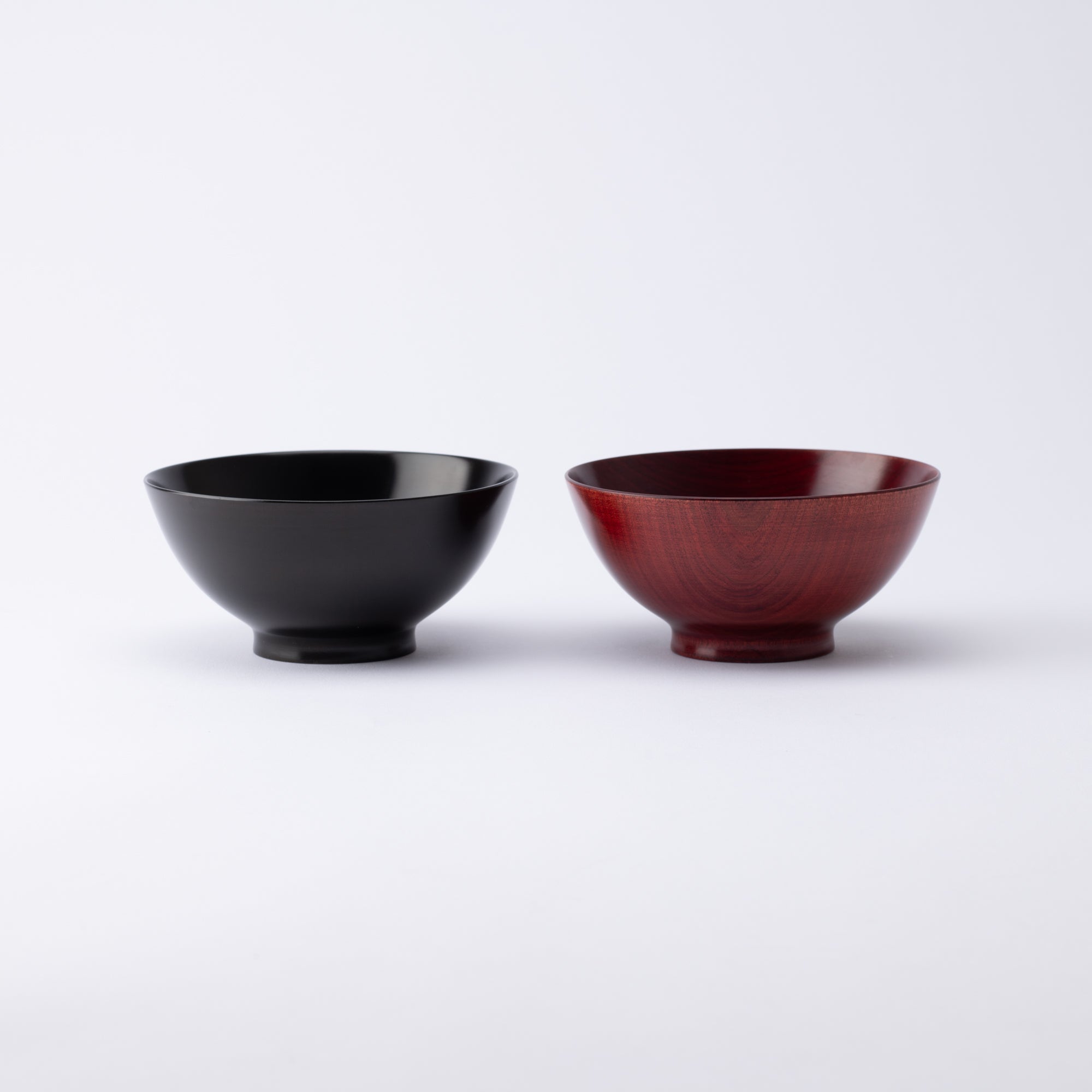 Black and Red Lacquer Yamanaka Lacquerware Oryoki Bowl Set, MUSUBI KILN