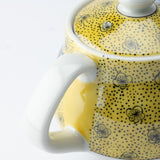 Yoshidaya Peony Kutani Japanese Teapot Set - MUSUBI KILN - Handmade Japanese Tableware and Japanese Dinnerware