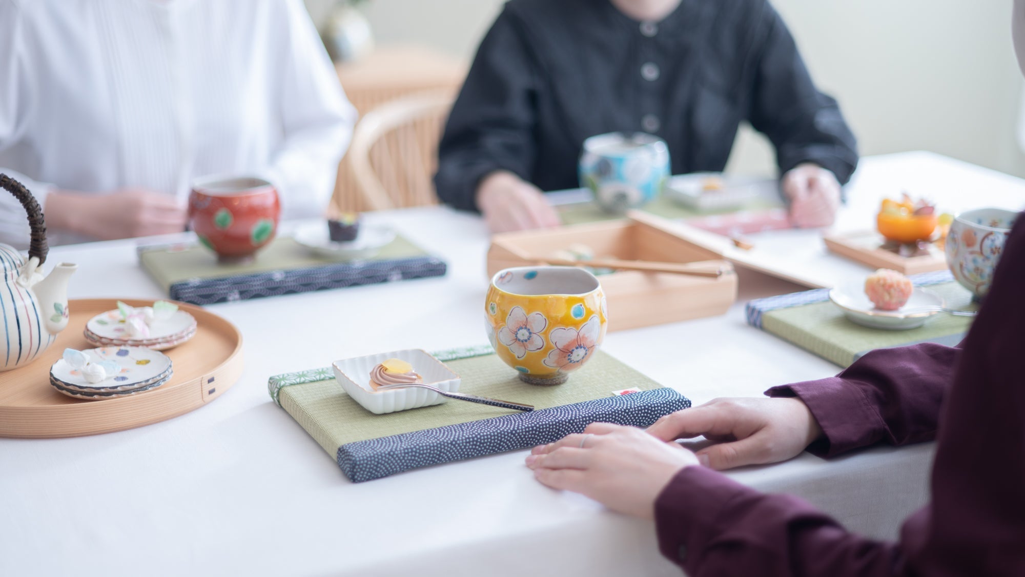 An Enchanting Japanese Tea Party with Kutani Stoneware