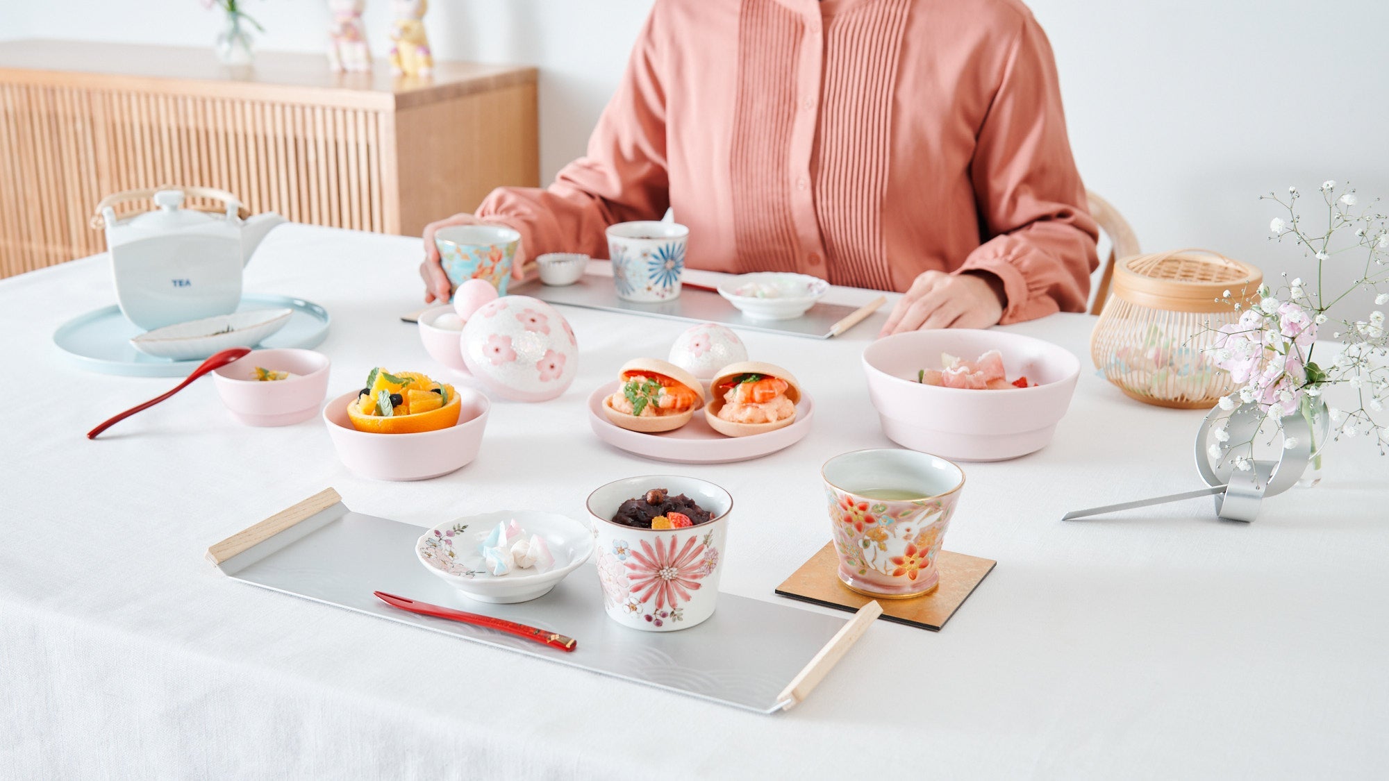 Steeped in Pink: A Playful Take on Japanese Afternoon Tea