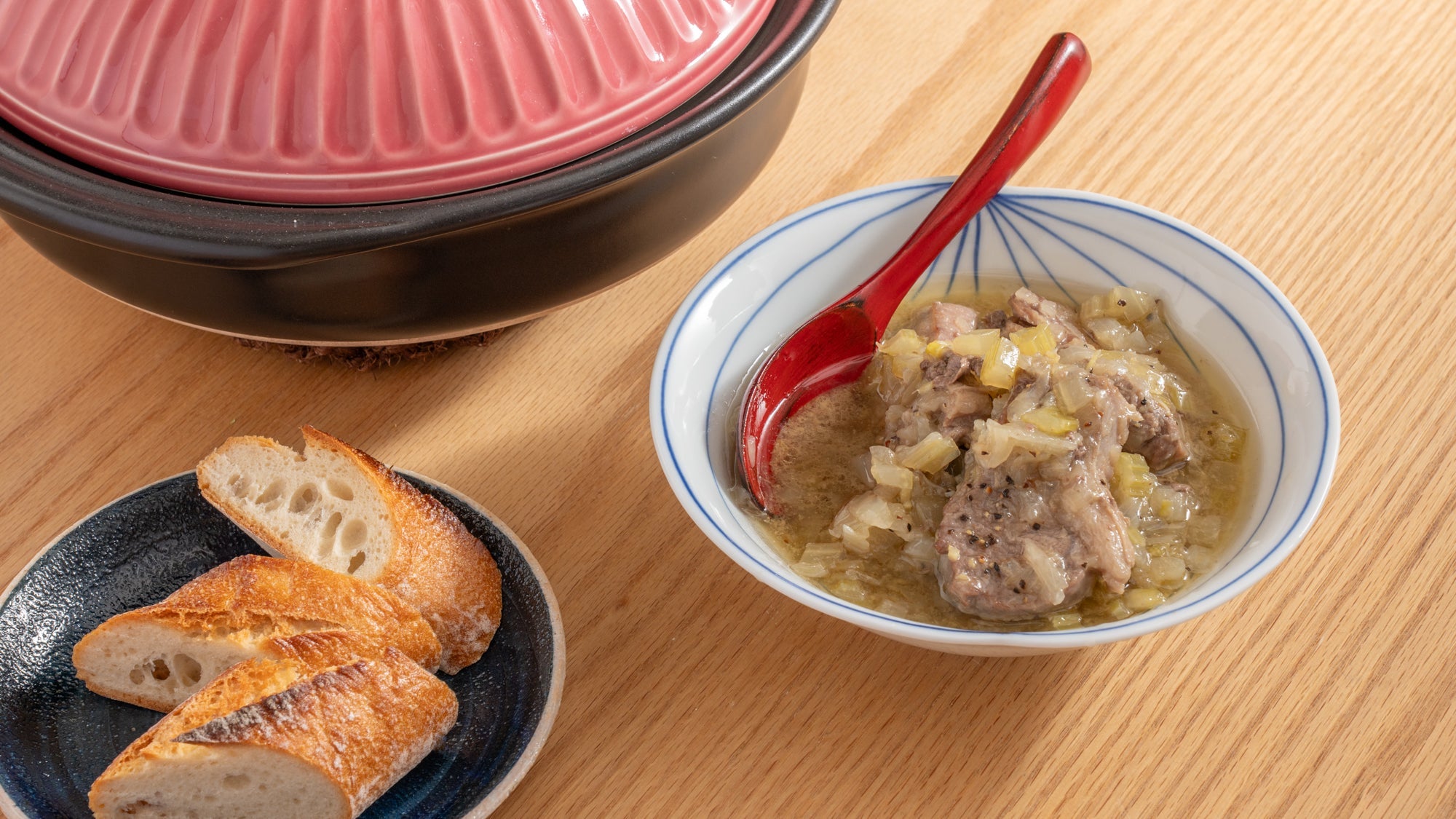 Hasegawa Akari's Spring Donabe Recipe: Lamb and Vegetable Stew