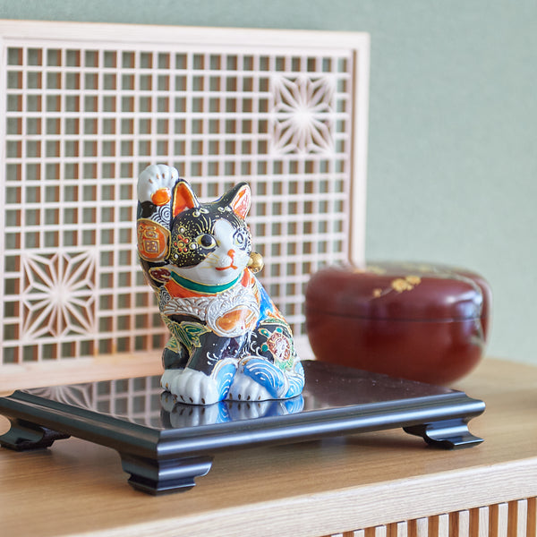 Tumbler Fortune Cat Figurine Decorative Fortune Cat Ornament Desktop Cat  Decor Cat Tumbler Toy 