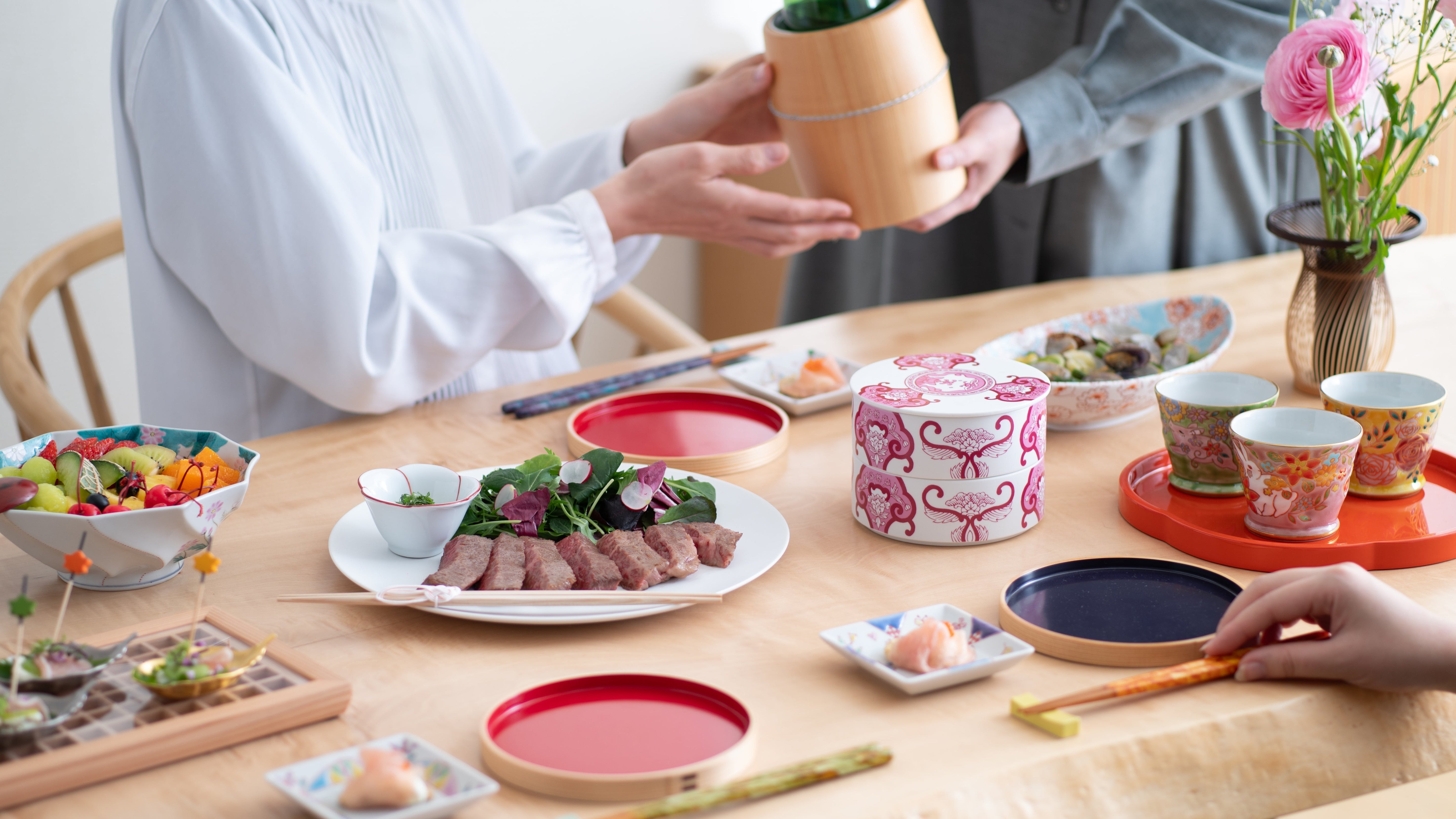 Mother's Day Brunch with Cedar Magewappa Plates