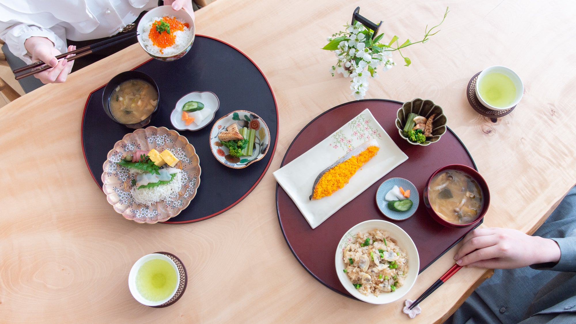 Set for Spring: Musubi Mono Japanese Dinnerware Sets