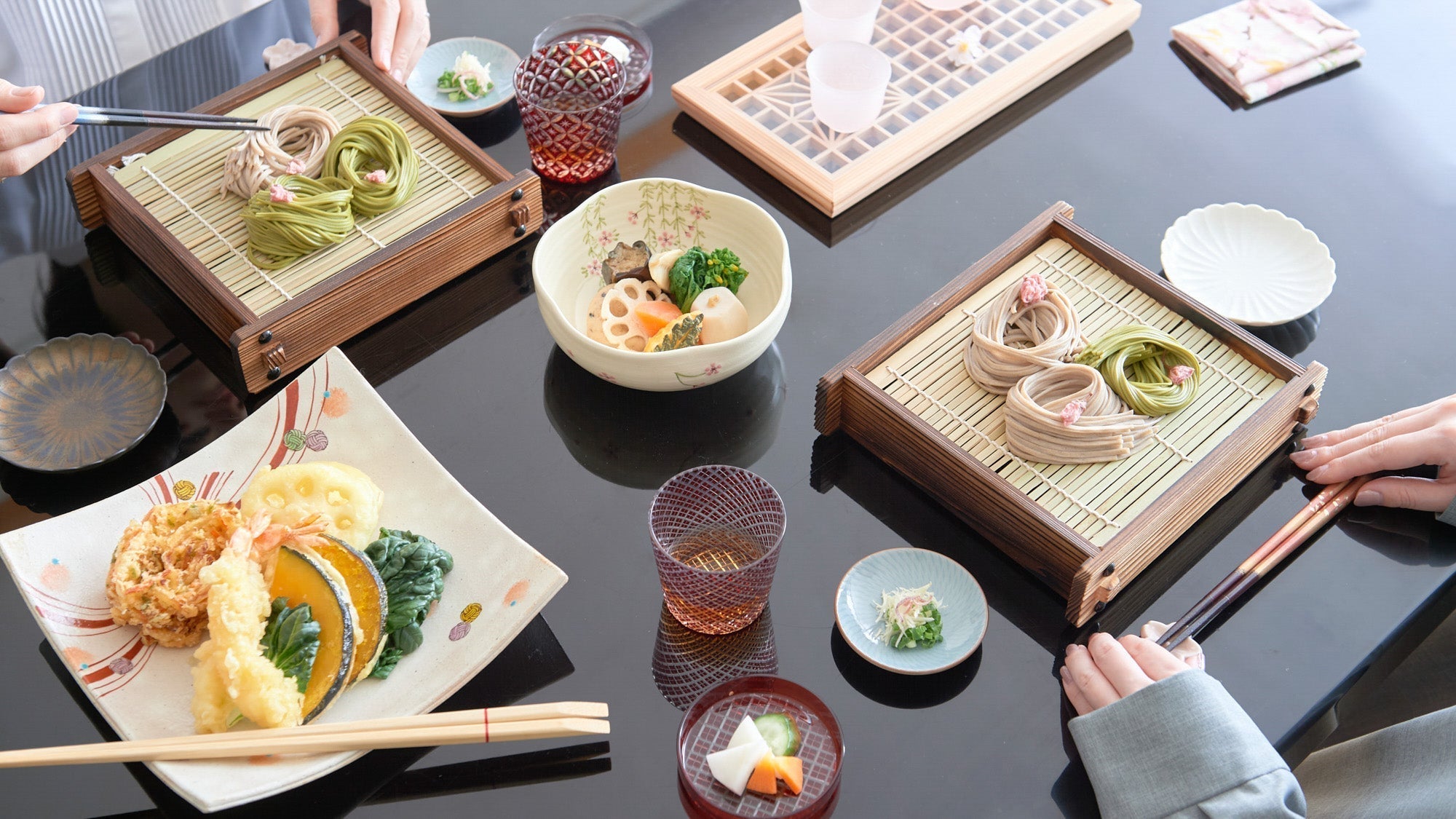 Springtime Noodles: A Soba Tray of Joy