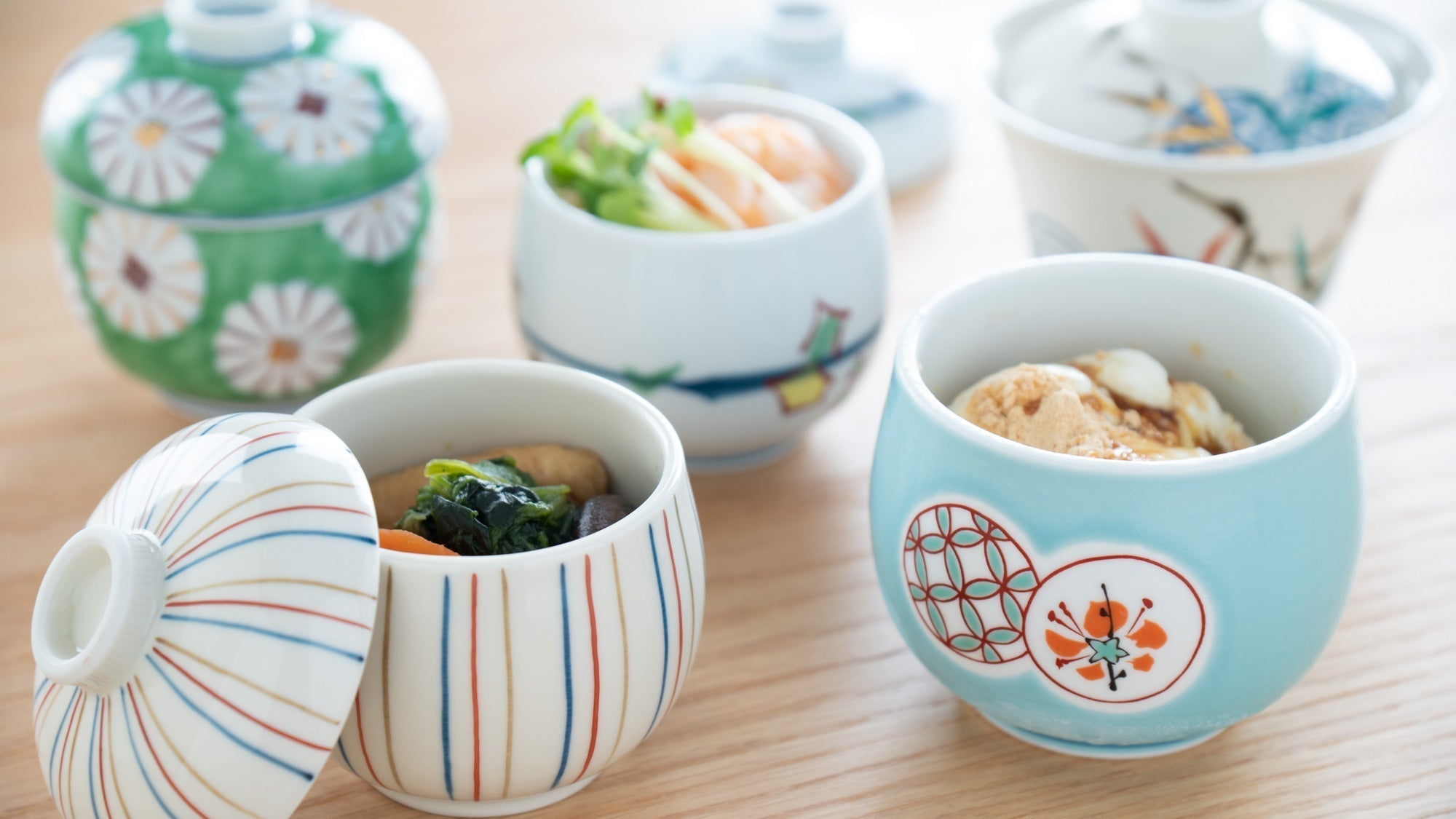 Aesthetic Chawanmushi Bowls: Multiple Uses and Visual Appeal