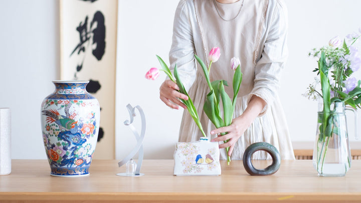 Japanese Vases for Spring