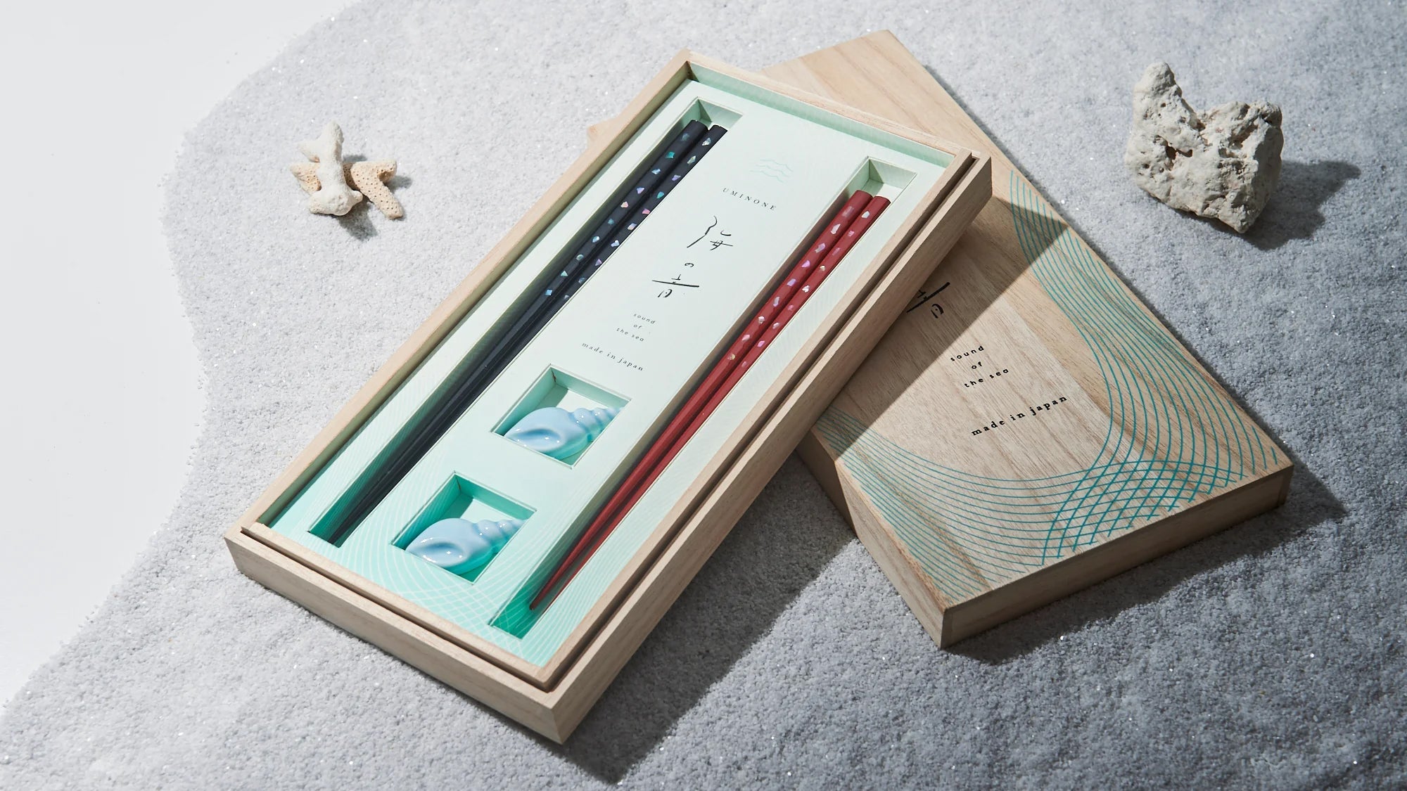 Matsukan Chopsticks Set: Sound of the Sea Series - MUSUBI KILN