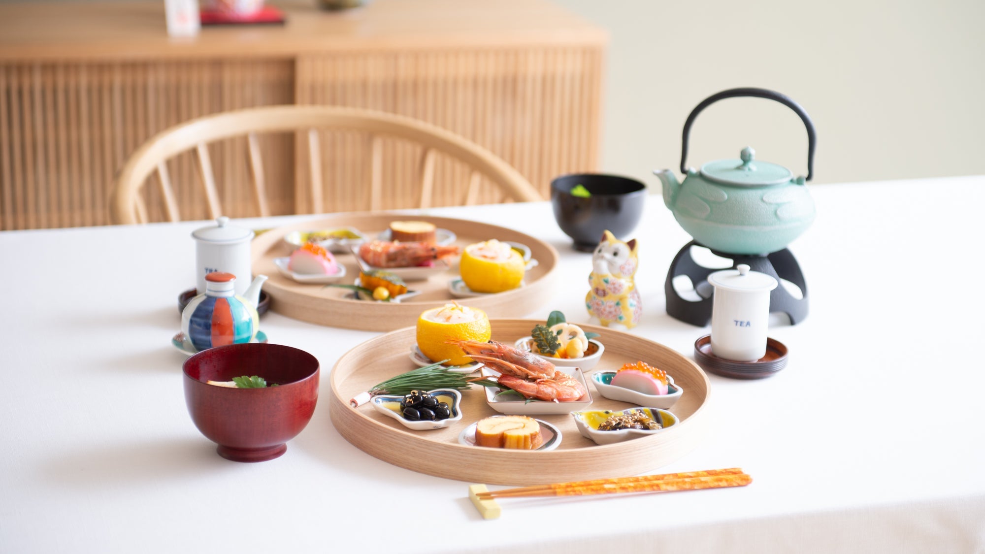 Table Setting #171  Bites of Blessings: Osechi Ryori on Elegant Small Plates