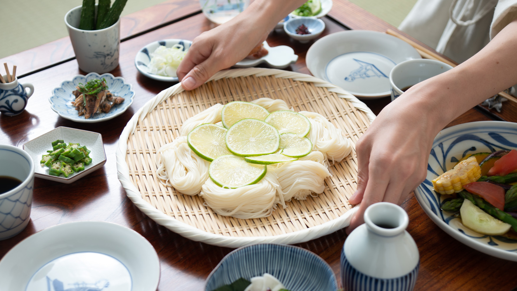 Bamboo Baskets & Strainers