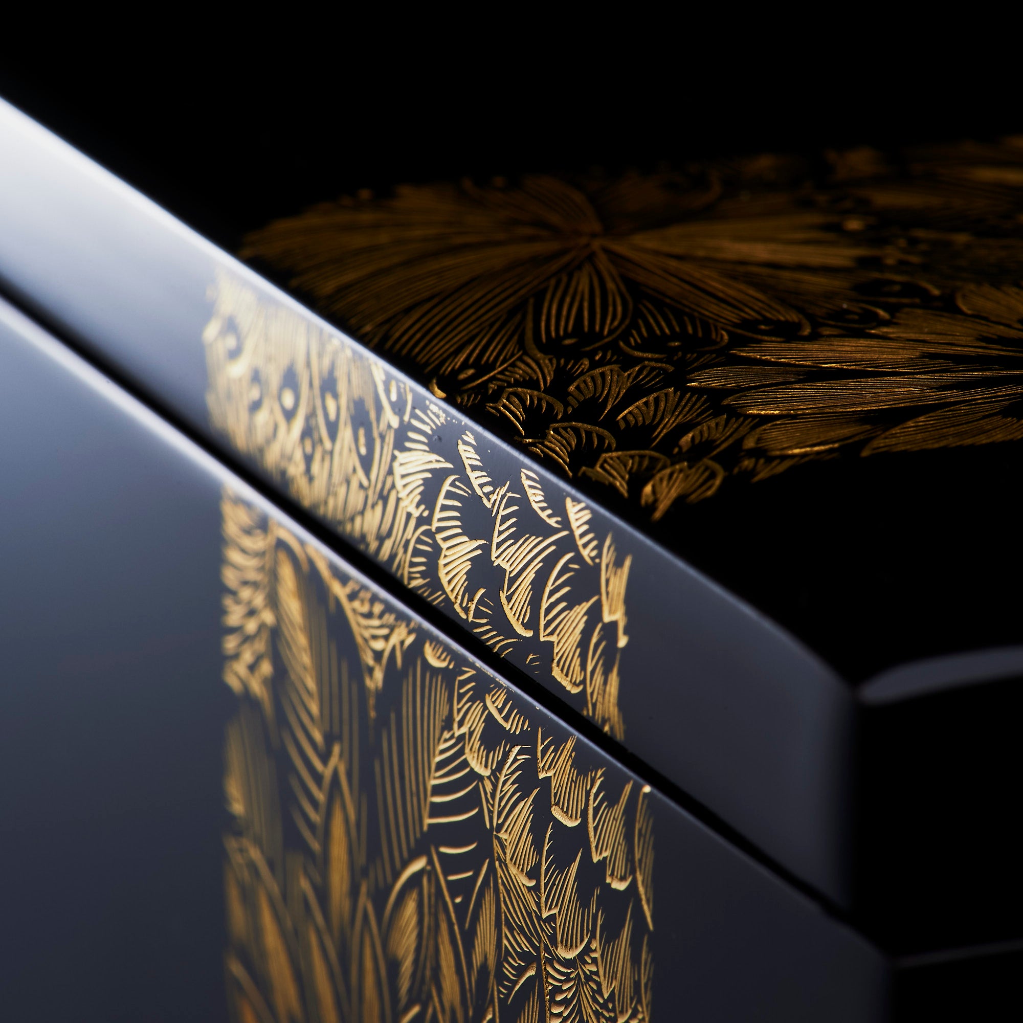 Moon and Chrysanthemum Jubako Bento Box